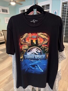 Universal Studios Jurassic World Black Graphic Tee